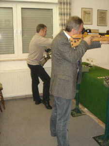 Gastschießen, Wolfgang Mertgen und Dr. Ernst Gierlich